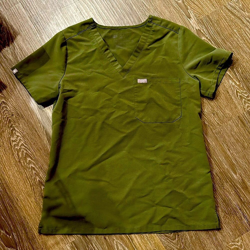 Figs Scrubs-Olive Green